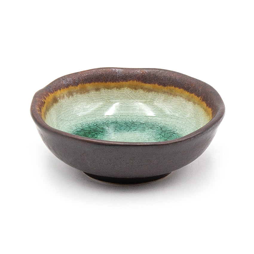 3.25" Ceramic Dish, Emerald