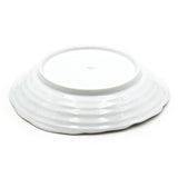 10.35" Ceramic Plate, White, Pink — Puppies Design