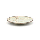 6-1/2" Round Ceramic Plate, Aqua