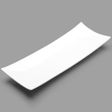 14½″ × 5½″ White Porcelain Rectangular Platter
