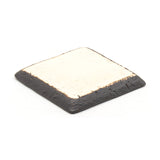 4.75" Square Ceramic Plate, Brown, Green — Oribe Design