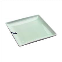 8" Square Plate, Jade