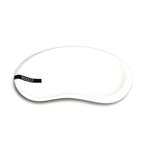 10" x 6.5" Plate, White