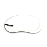 10″ × 6½″ White Bean-Shaped Plate