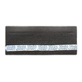 15" x 6" Rectangular Ceramic Serving Platter, Gray — Arabesque Design