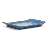 6.85" x 4.75" Rectangular Ceramic Plate, Blue