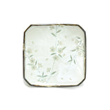 5.5" Square Porcelain Plate, Gray