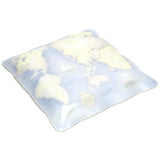 5.5" x 5.5" Square 5-Piece Plate Set, Blue, Gray