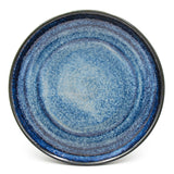 9" Ceramic Deep Plate, Blue