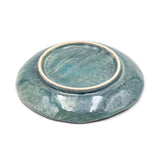 6.75" Round Ceramic Plate, Green