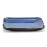 10-1/4" Square Ceramic Plate, Blue