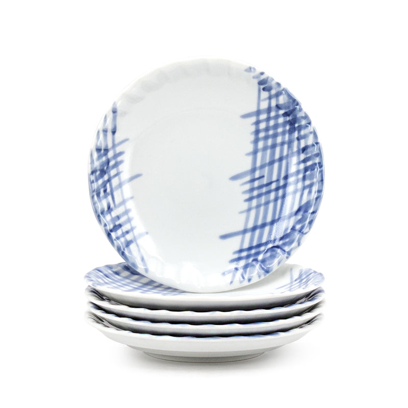 6" Plate, Blue