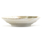 9" Round Ceramic Plate, Brown