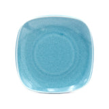 5" Square Ceramic Plate, Blue