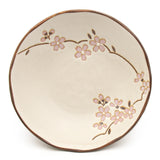 8.25" Round Ceramic Plate, Beige — Sakura Design