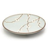 7.65" Round Ceramic Plate, Green — Sakura Design