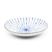 6.5" Ceramic Plate, Blue — Fubuki Tokusa Design