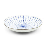 6.5" Ceramic Plate, Blue — Fubuki Tokusa Design