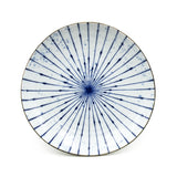4.75" Ceramic Plate, Blue — Fubuki Tokusa Design