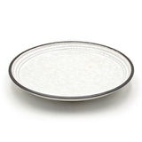 7.65" Square Ceramic Plate, Beige, Brown
