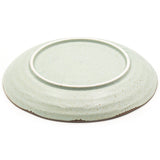 10.25" Ceramic Plate, Green, Brown