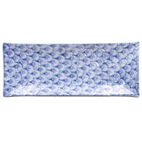 10.25" x 4.25" Rectangular Ceramic Plate, Blue