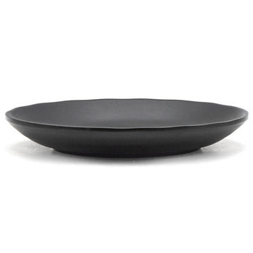 6" Melamine Plate, Black