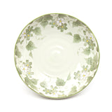 5" Ceramic Plate, Green — Floral Design