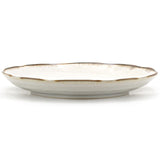10.25" Ceramic Plate, Beige, Brown