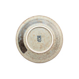 6-1/2" Round Ceramic Plate, Aqua