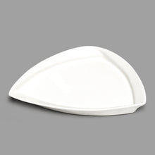 8½″ White Porcelain Triangular Plate
