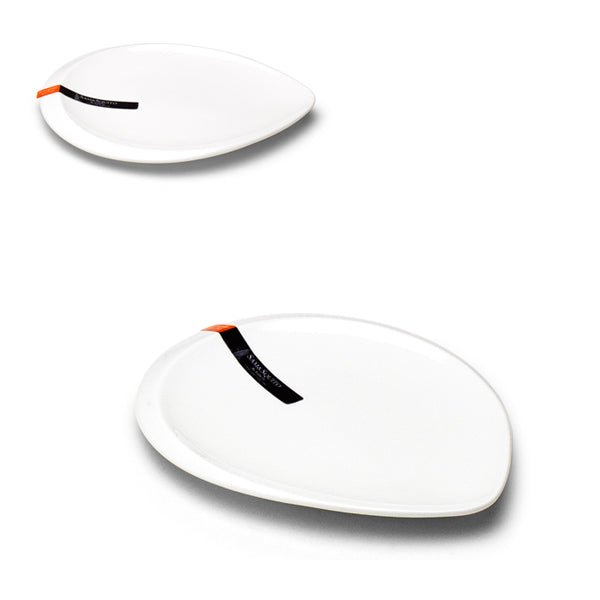 7.5" x 6.25" Plate, White