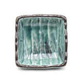 2.85" Square Ceramic Sauce Dish, Green