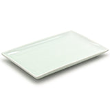 10" x 6.65" Rectangular Ceramic Plate, Green