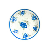 6-1/2" Plate, White, Blue