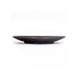 6.25" Round Melamine Plate, Black, Brown