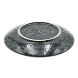 10" Round Ceramic Plate, Green — Floral Design