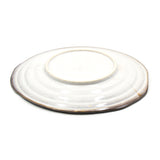 10.75" Round Ceramic Plate, Turquoise