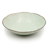 8.25" Round Ceramic Plate, Green