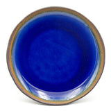 6.85" Round Ceramic Plate, Dark Brown, Sapphire