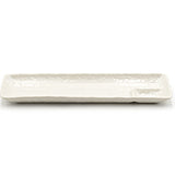 13" x 4" Rectangular Ceramic Serving Platter, Beige