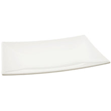 11¾ × 8¼ in White Melamine Rectangular Plate