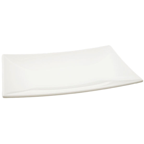 11.75" x 8.25" Rectangular Melamine Plate, White