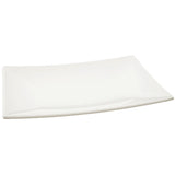 11¾ × 8¼ in White Melamine Rectangular Plate