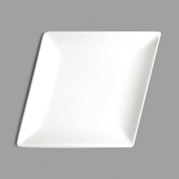 8" x 6.5" Plate, White