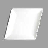 8" x 6.5" Plate, White