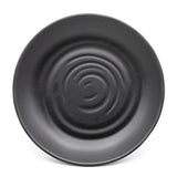 6" Melamine Plate, Black
