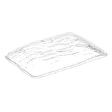 8.35" x 5.5" Rectangular Glass Plate, Clear