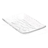 8.35" x 5.5" Rectangular Glass Plate, Clear