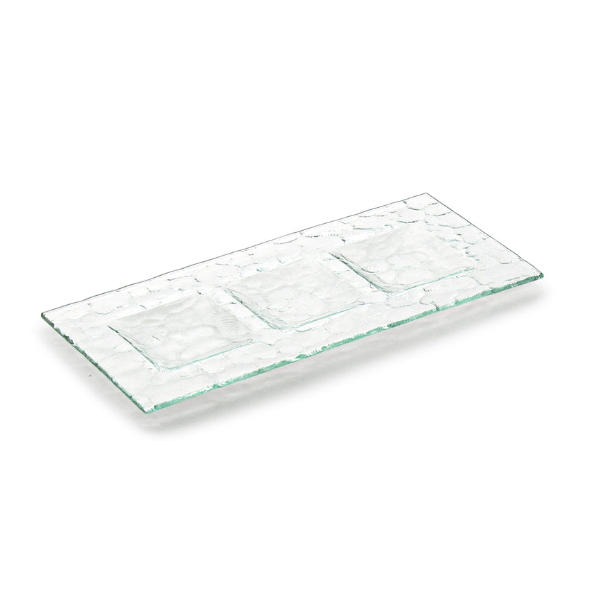 10.5" x 4.5" Glass Plate, Clear